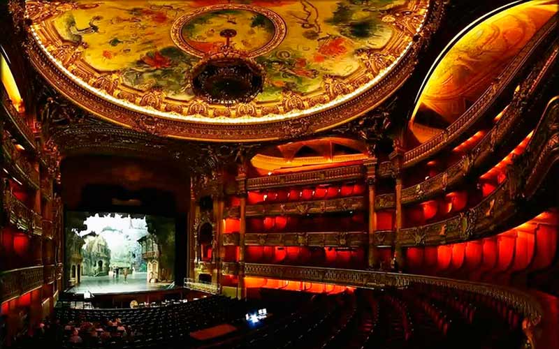 Театральный зал Оперы Гарнье